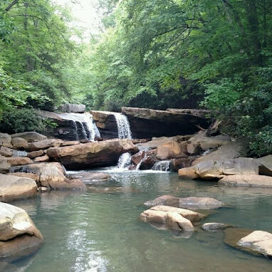 deckers creek waterfall